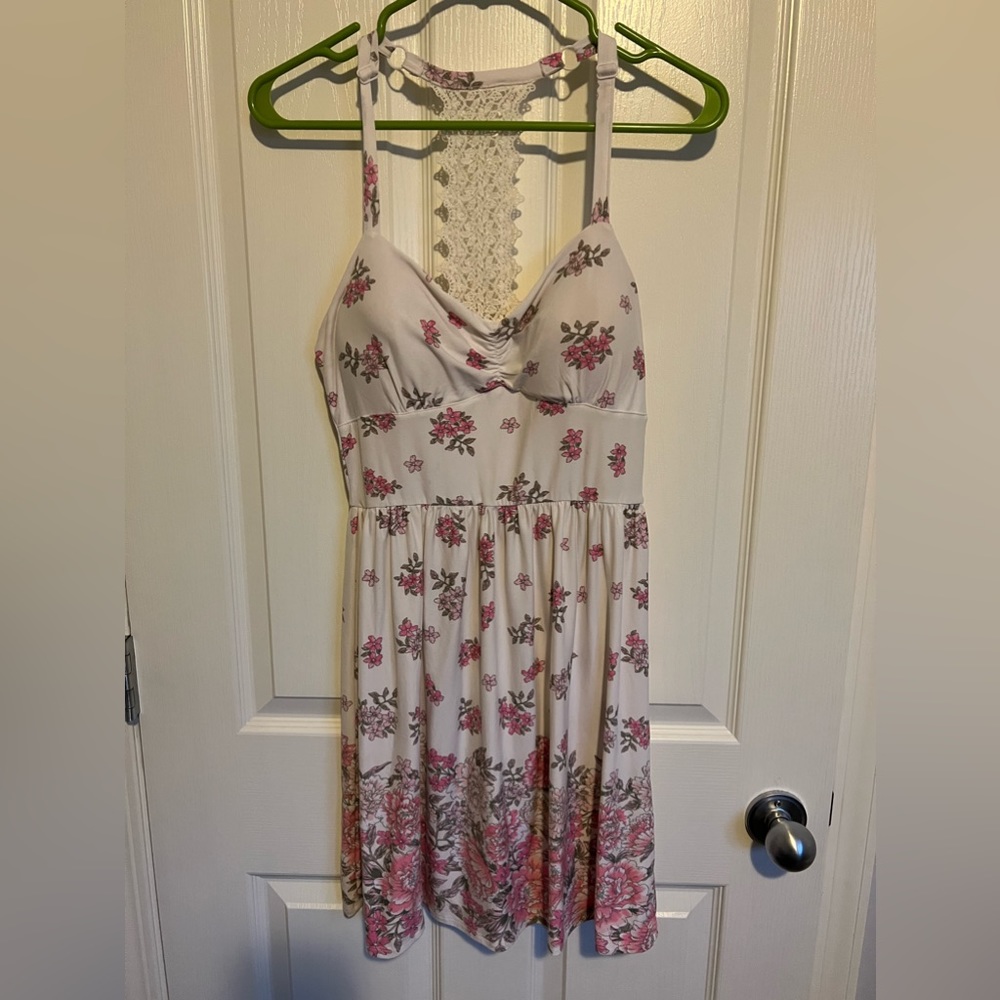 Ardene Summer Dress with Lace Detail Back - Small